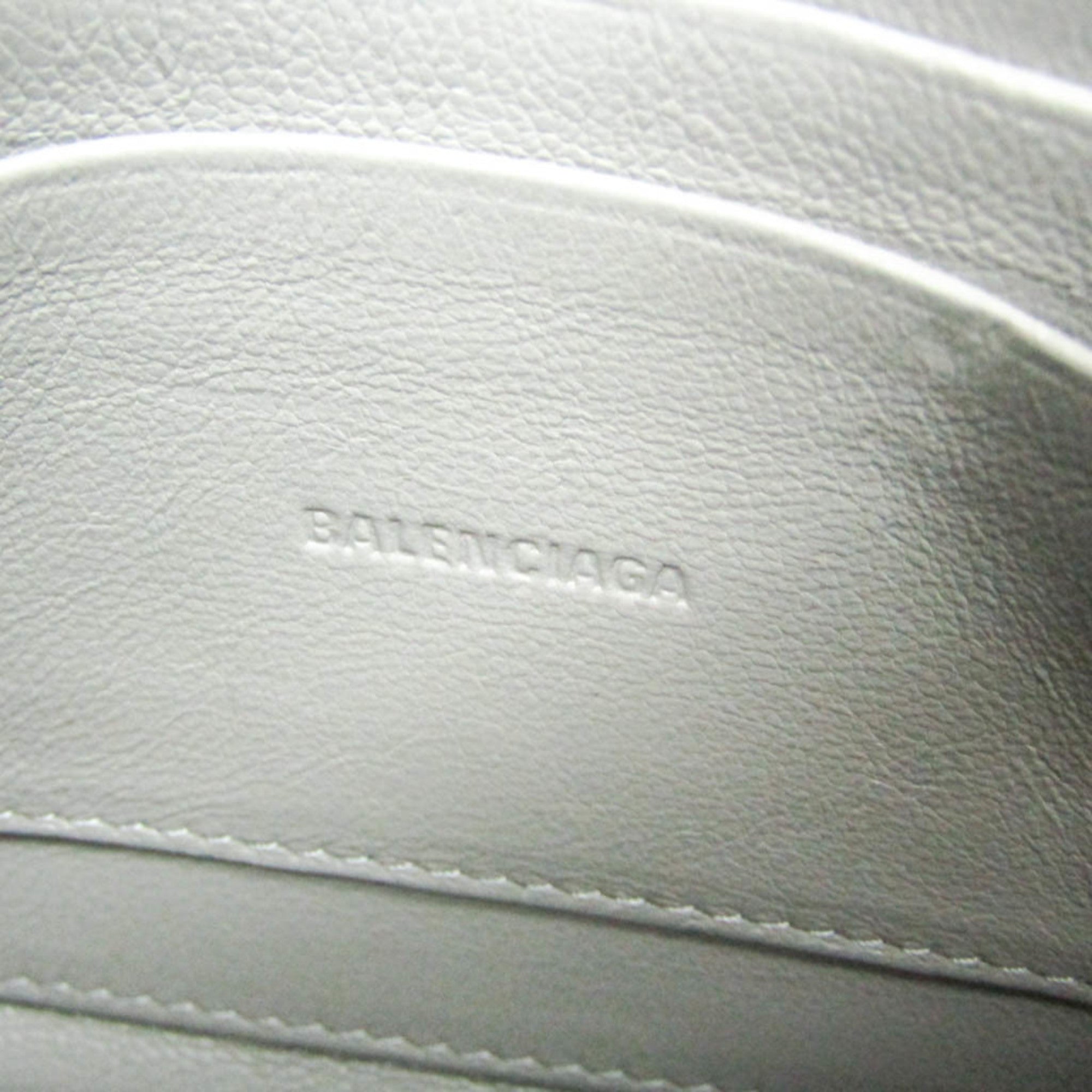 Balenciaga · Embossed Leather Shoulder Bag