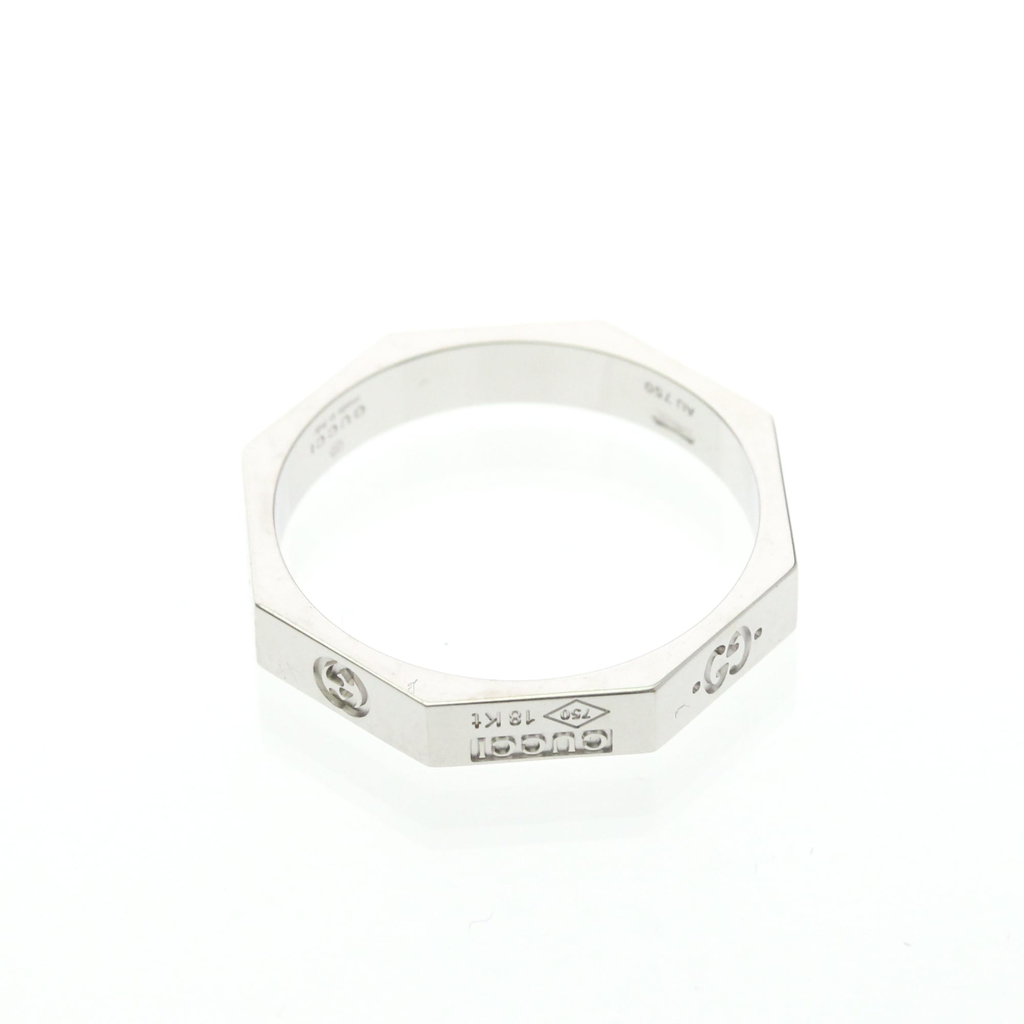 Gucci Octagonal Ring · 18K White Gold