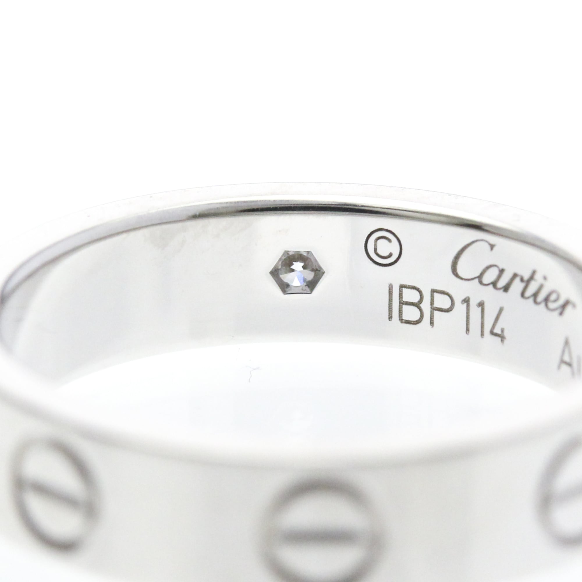 Cartier Mini Love · 18K White Gold · Diamond
