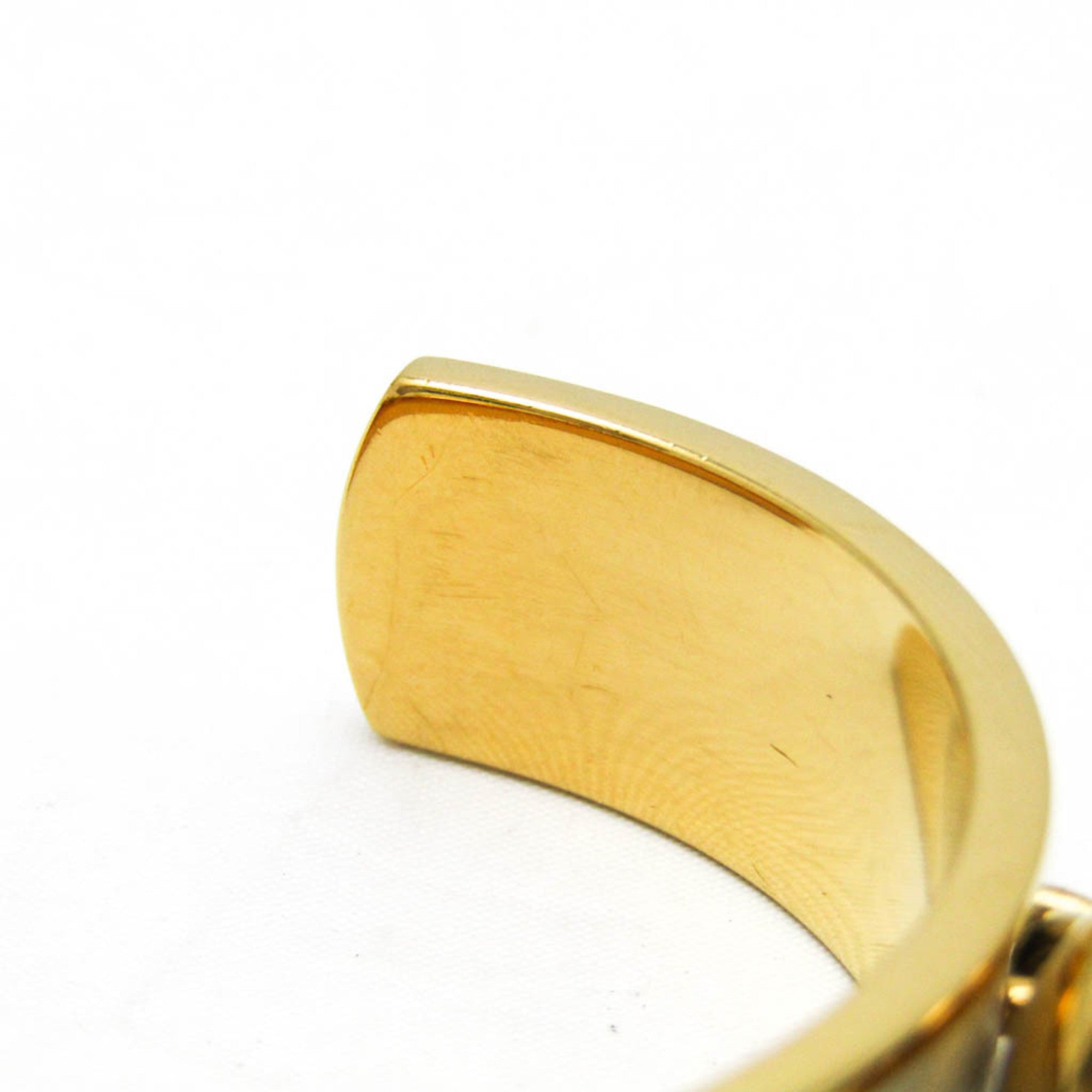 Hermès Bell · Leather & Metal Bangle