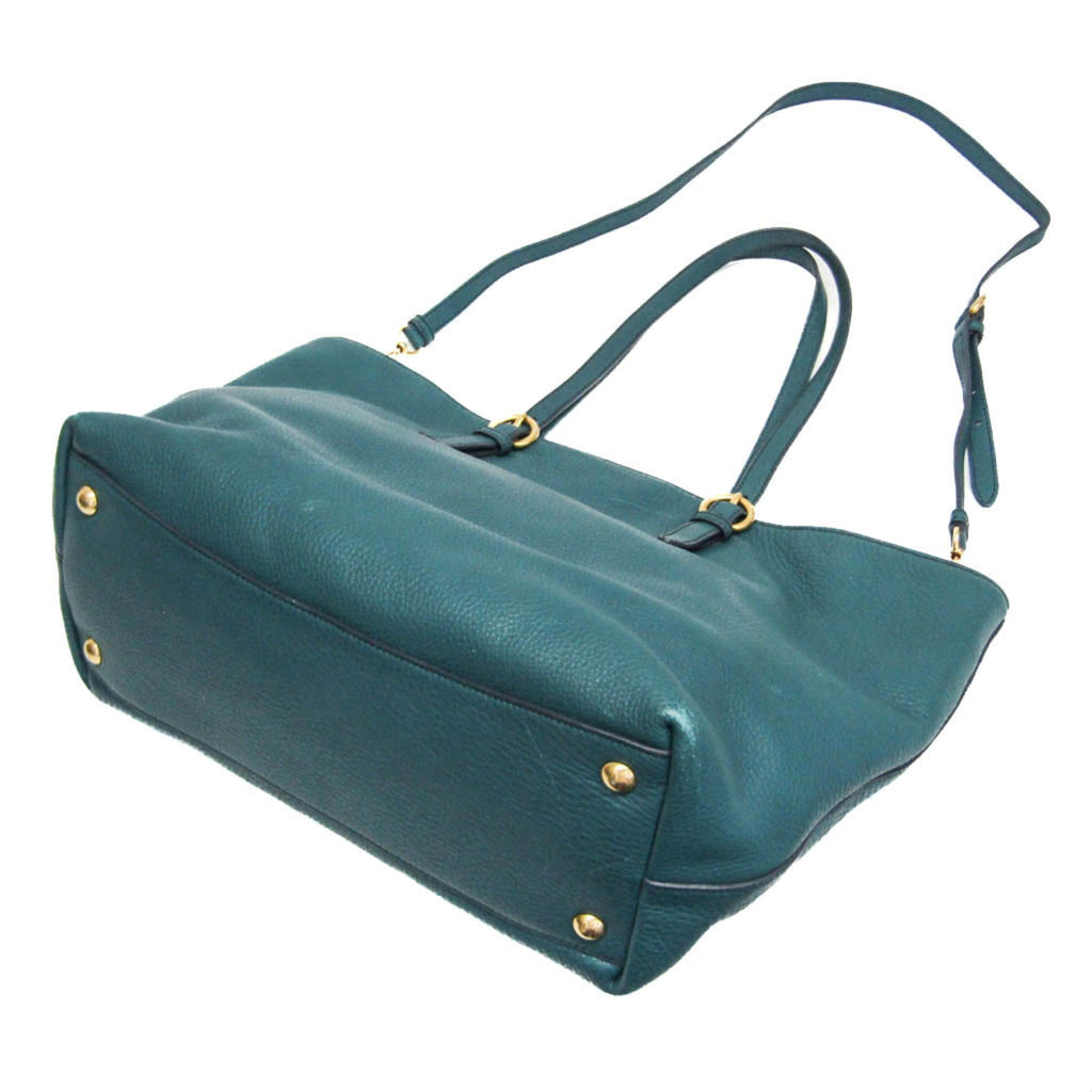 Miu Miu Vitello Daino · Leather Tote