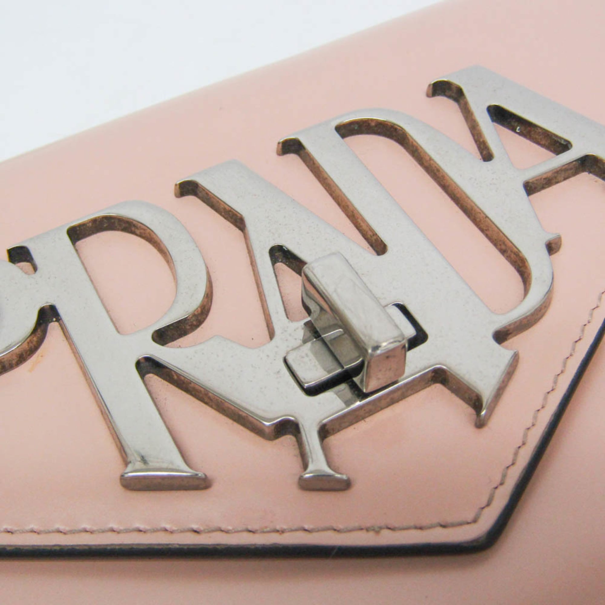 Prada Envelope Chain · Leather Clutch