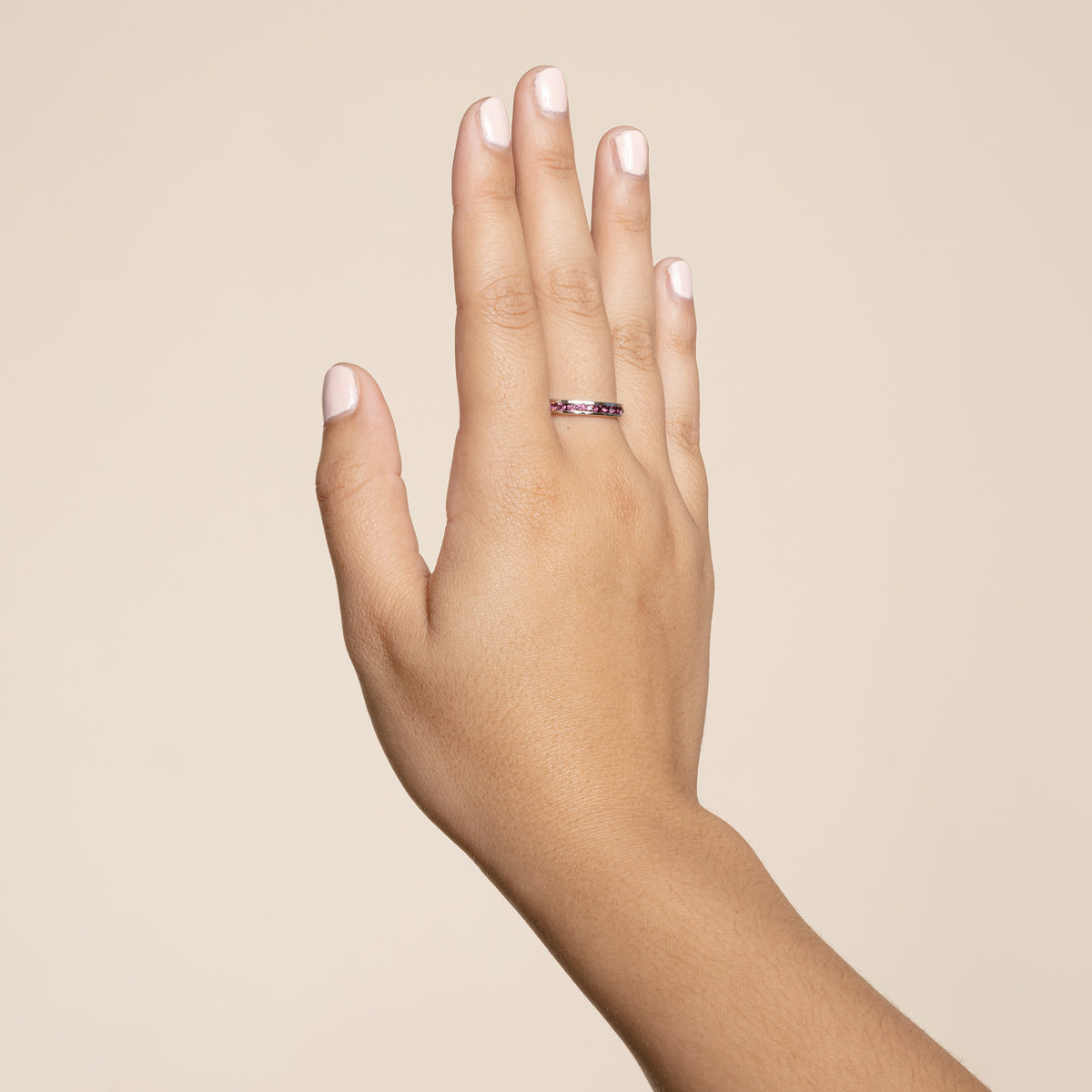 Tessa Lavender Crystal Eternity Band