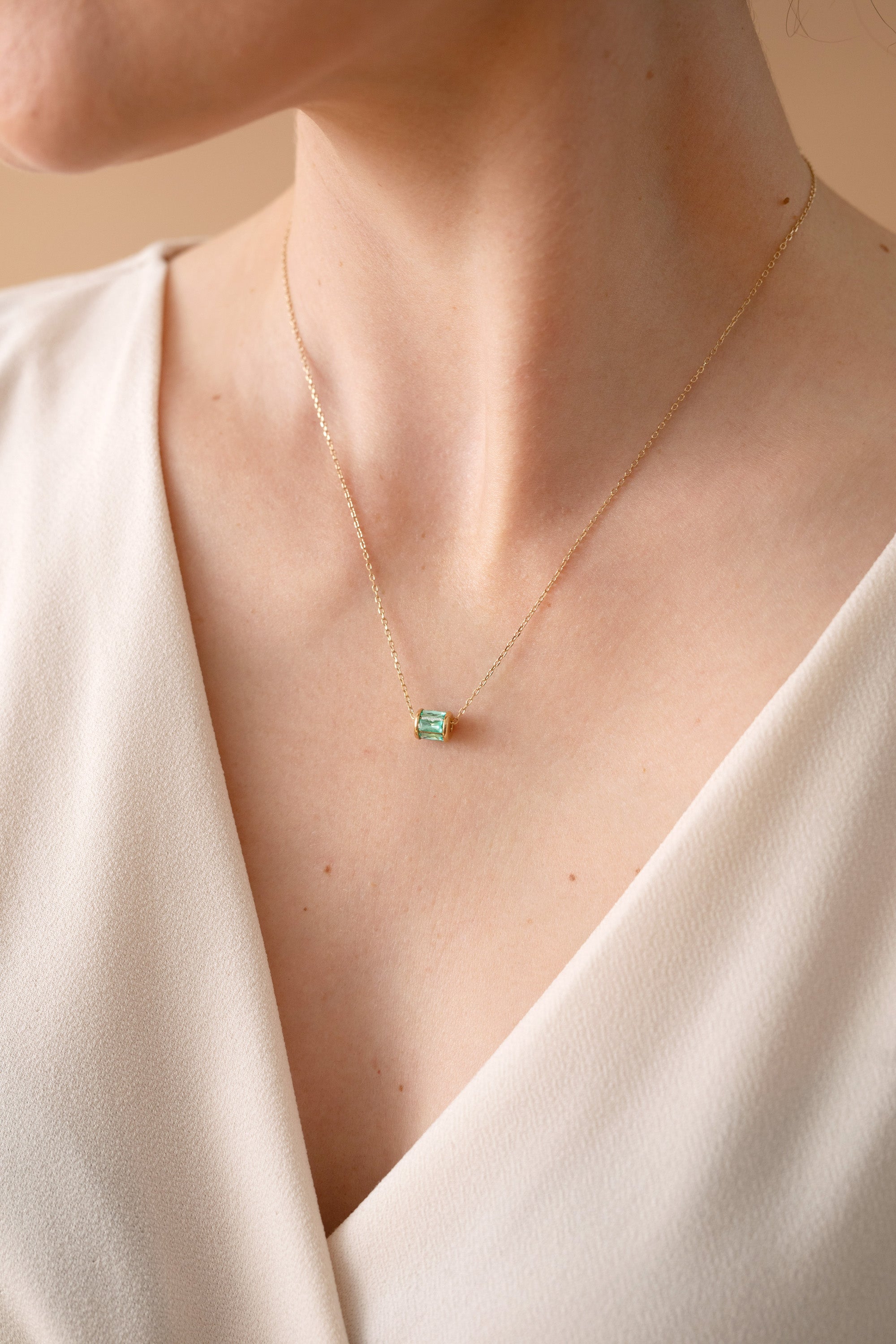 December Birthstone Precious Pendant Necklace