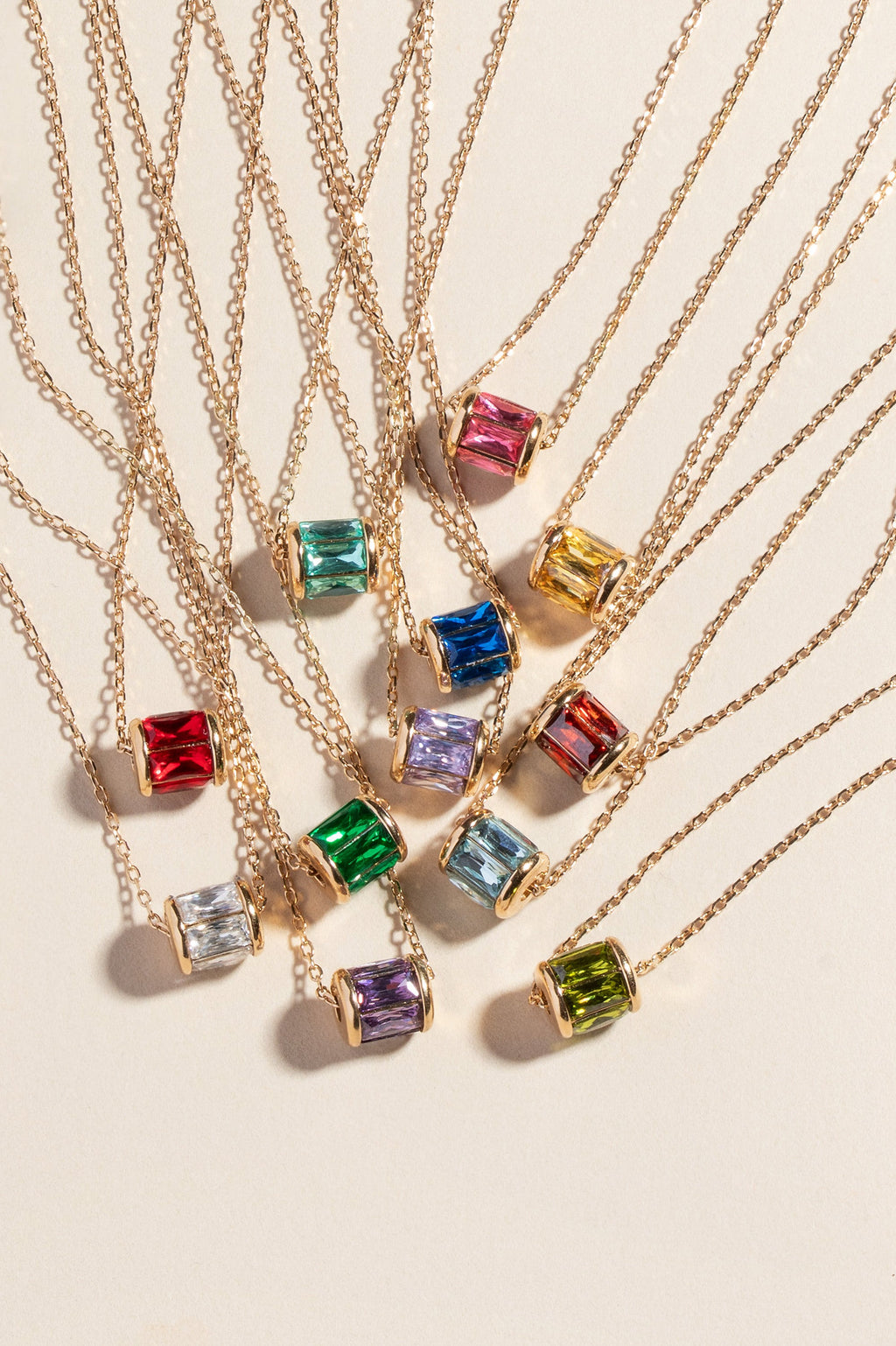 April Birthstone Precious Pendant Necklace