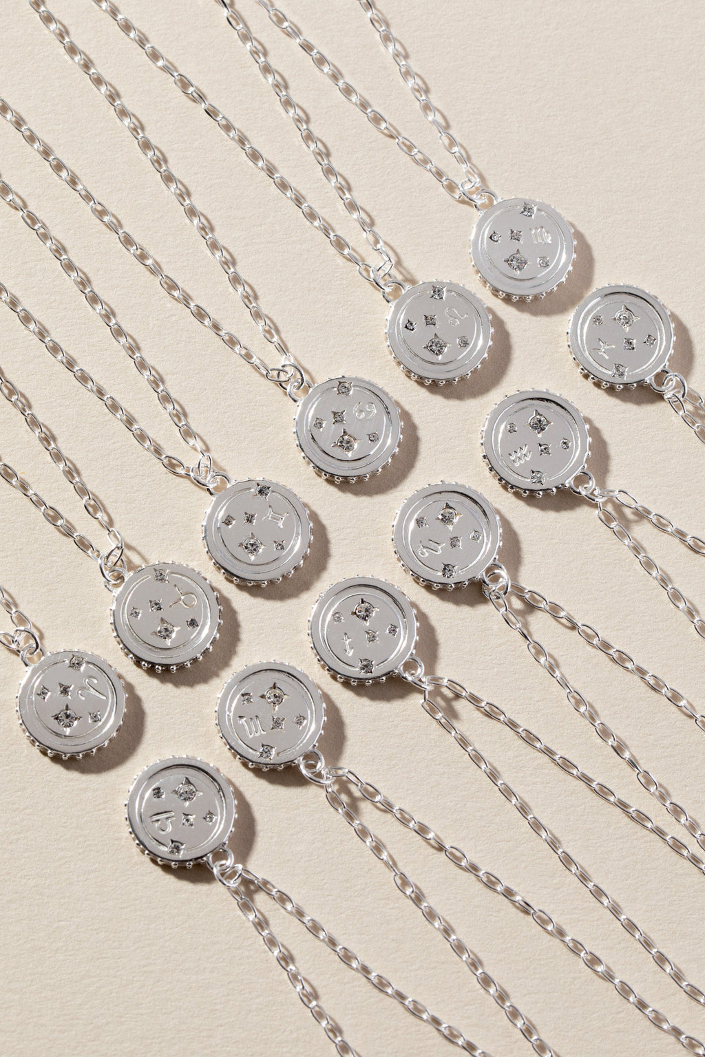 Aquarius Zodiac Precious Necklace