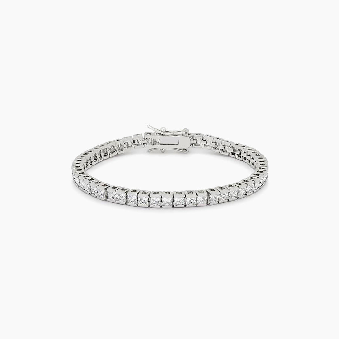 Princess Cubic Zirconia Tennis Bracelet