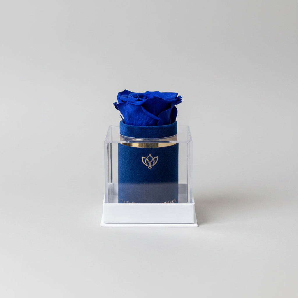 The Unlisted Edition | Royal Blue Suede | Royal Blue Signature Rose