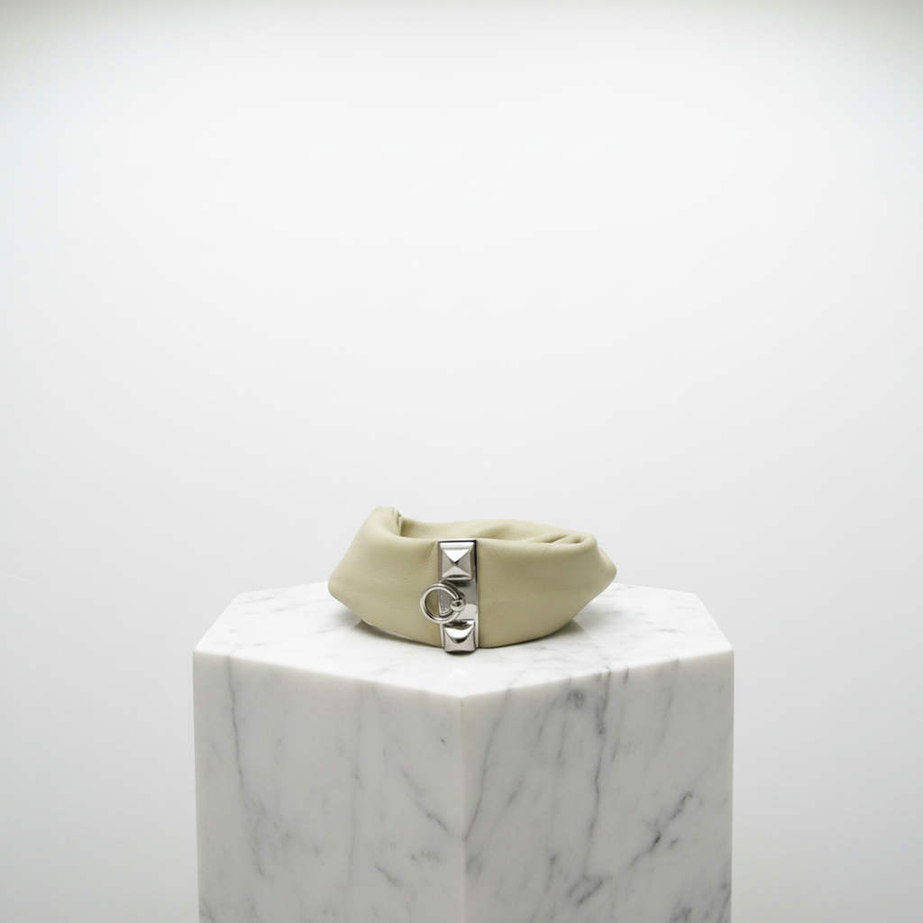 Hermès Médor · Petit H · Leather Bangle