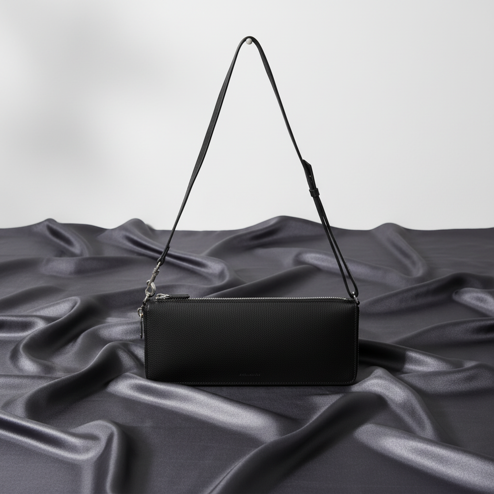 Balenciaga Leash Clutch · Leather