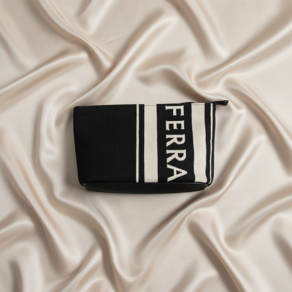 Salvatore Ferragamo Logo · Leather Pouch