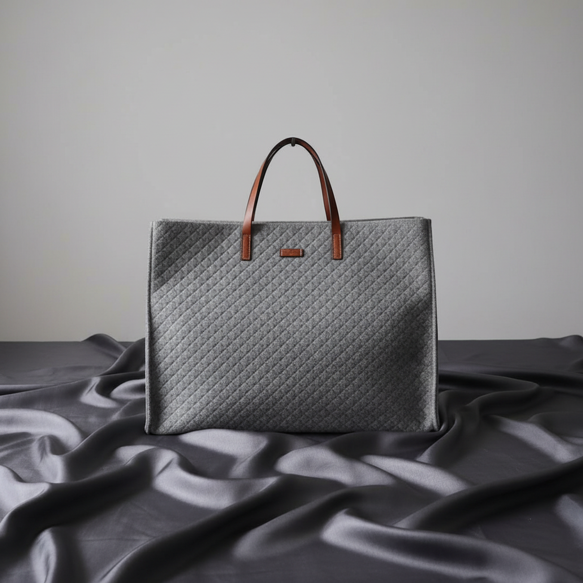 Gucci · Leather & Felt Tote