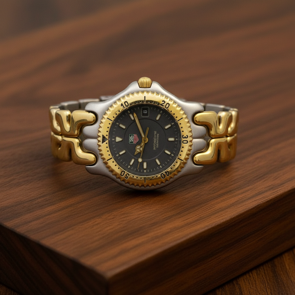 Tag Heuer Sel Professional · Gold Plated