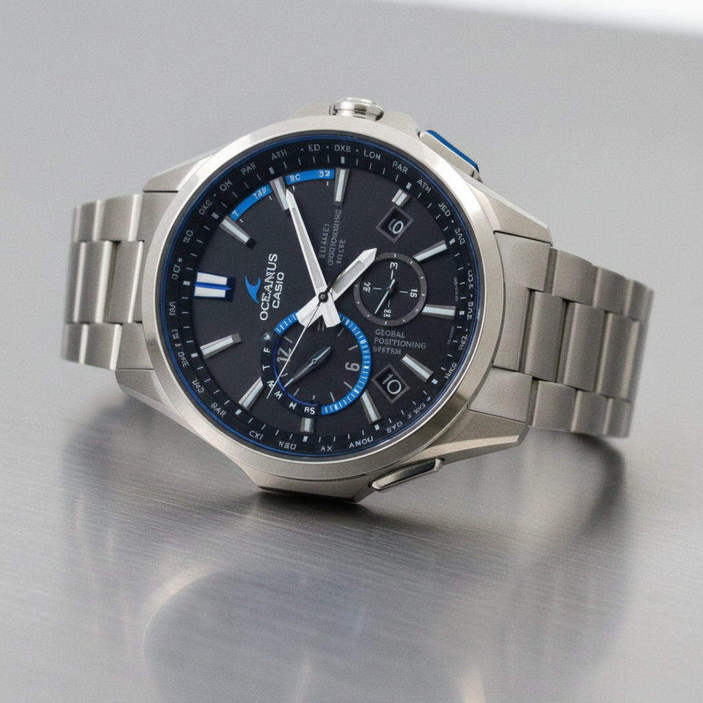 Casio Oceanus · GPS · Titanium