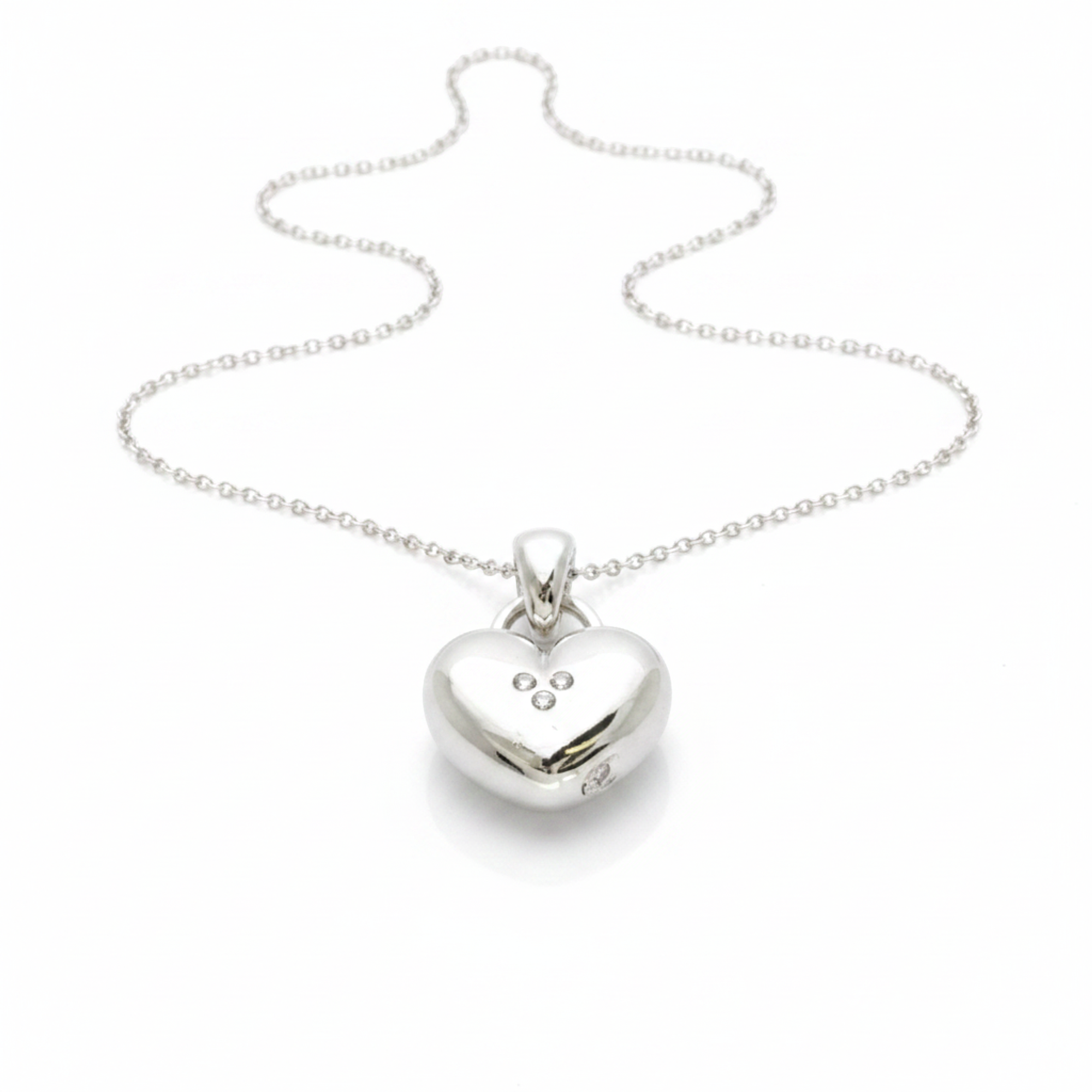 Tiffany Sentimental Heart · Platinum · Diamond