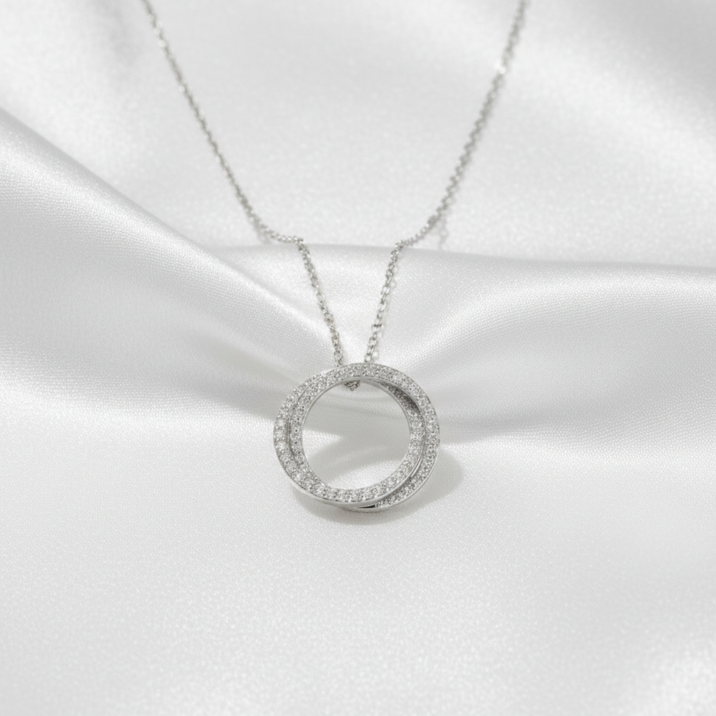 Ponte Vecchio Diamond Circle · 18K White Gold