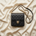 Chanel Matelassé · Lambskin · Pearl Chain