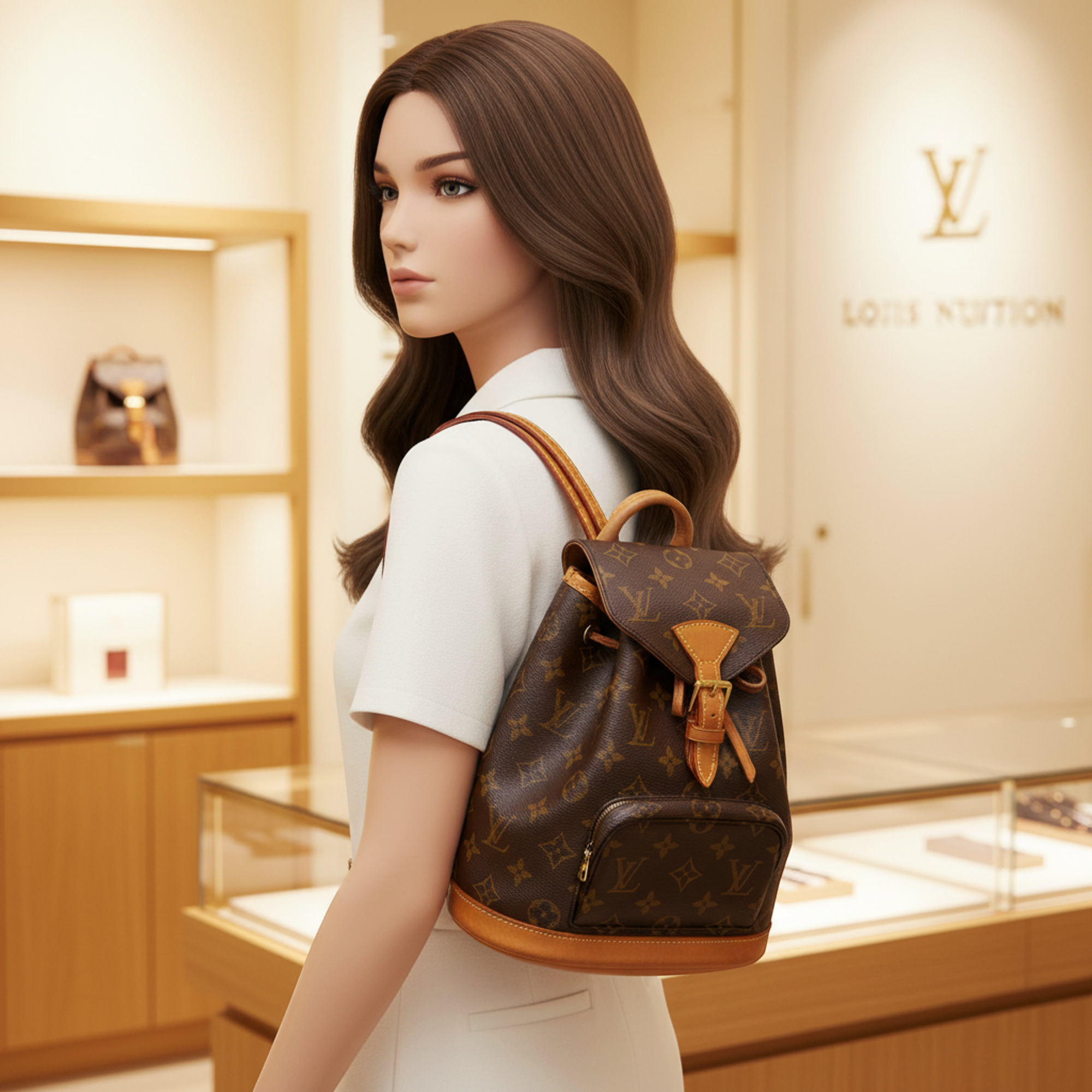 Louis Vuitton Mini Montsouris · Monogram