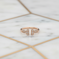 Tiffany T-wire · Diamond · 18K Yellow Gold