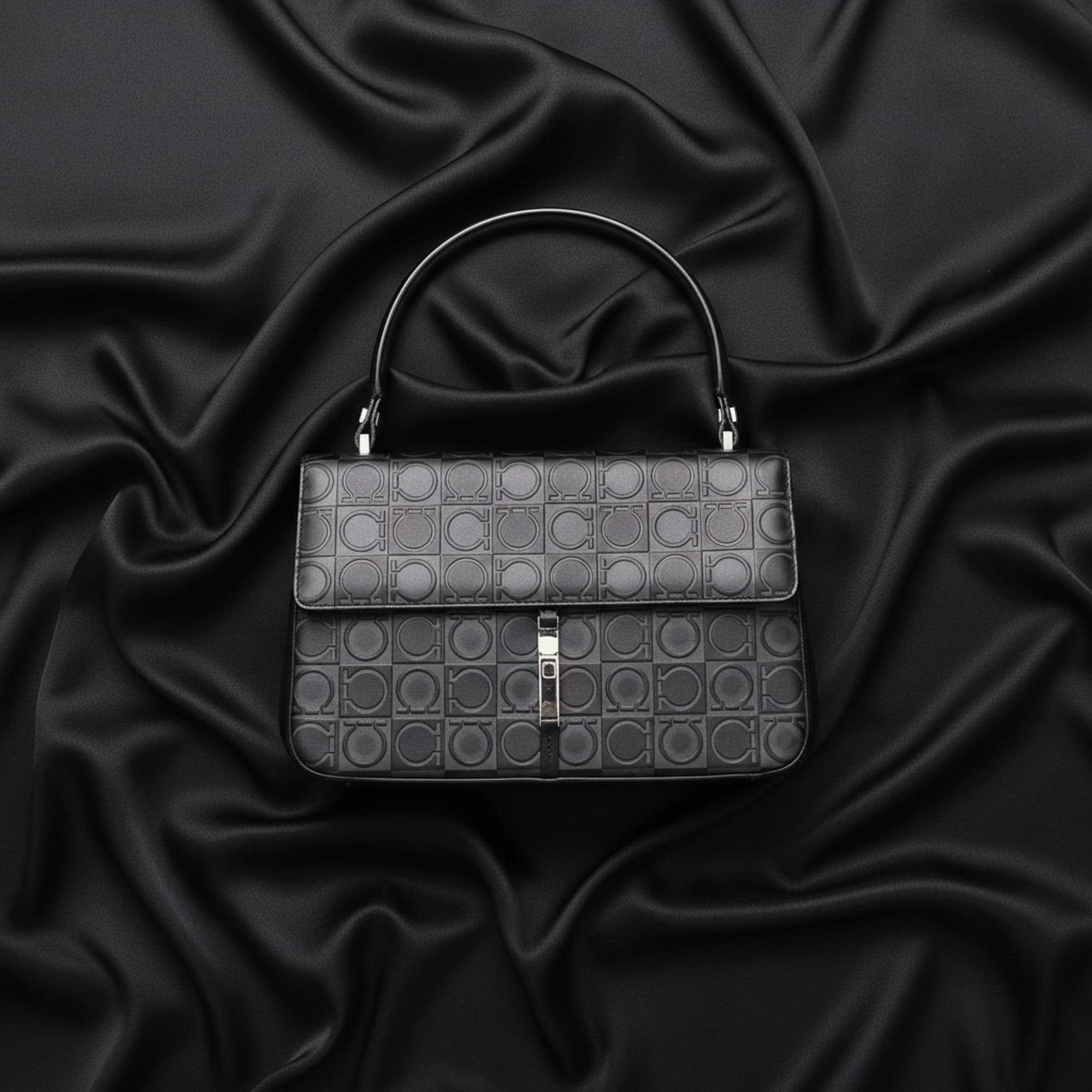 Salvatore Ferragamo Gancini · Embossed