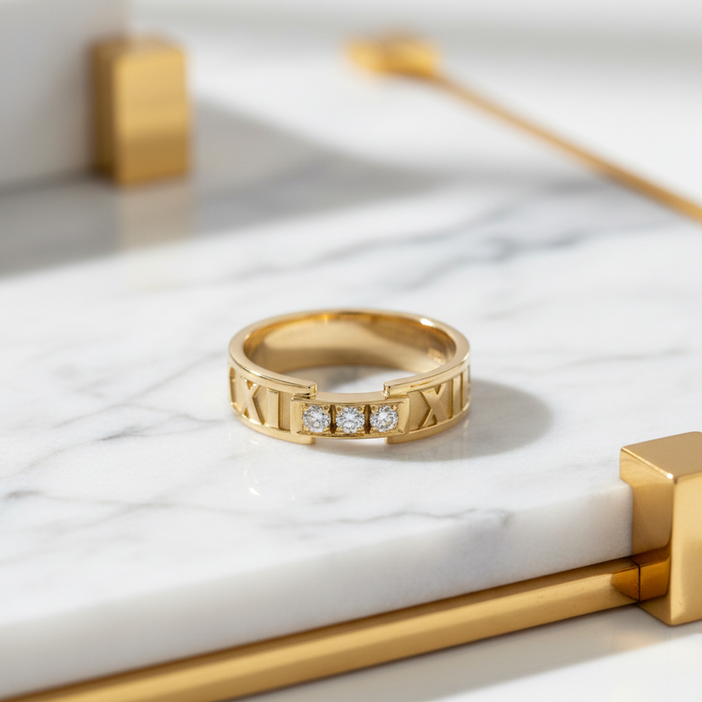 Tiffany Atlas · Diamond · Rose Gold