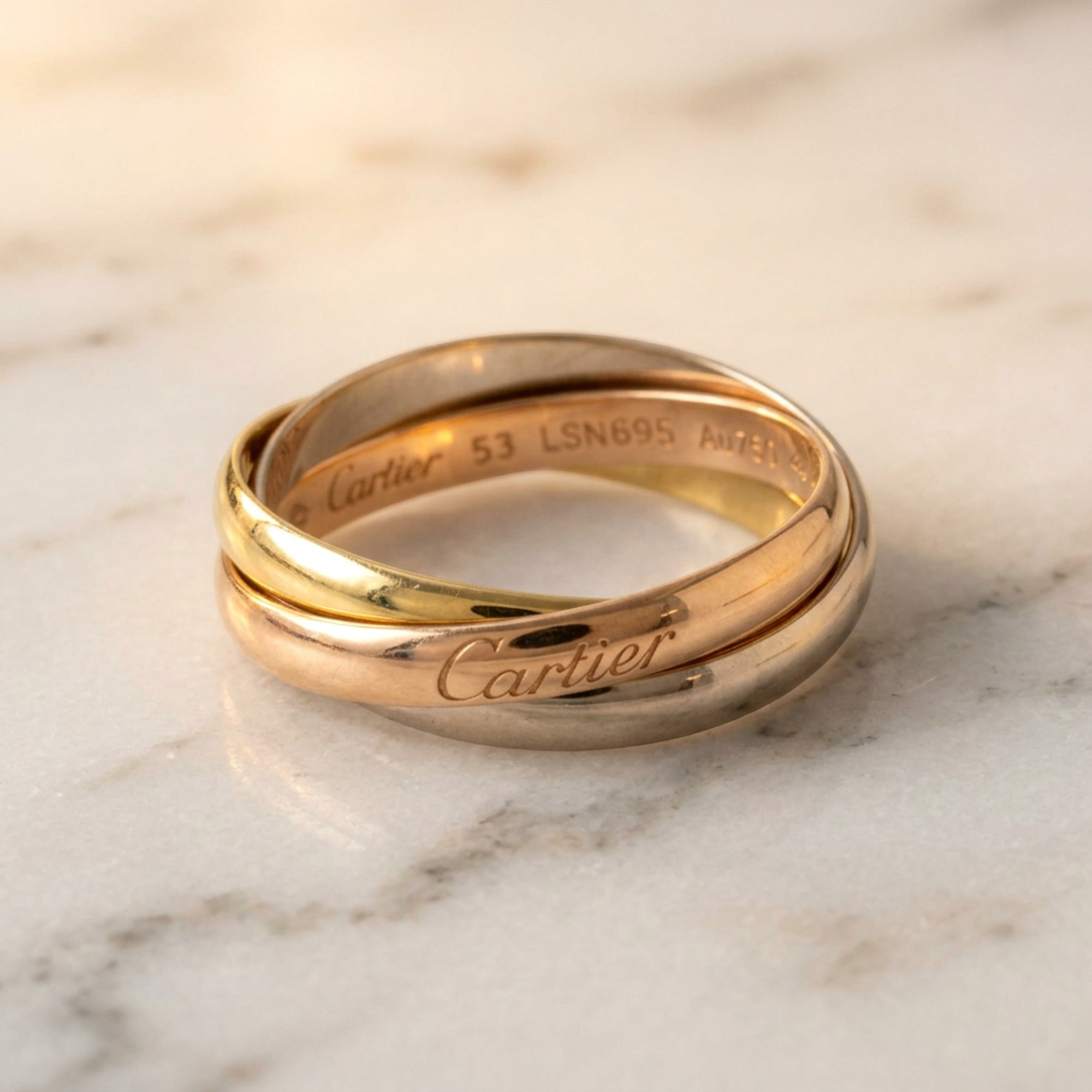 Cartier Trinity · Tri-Gold