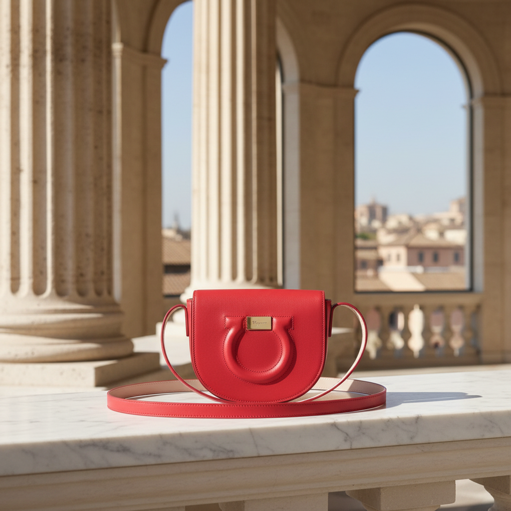 Salvatore Ferragamo Gancini · Leather