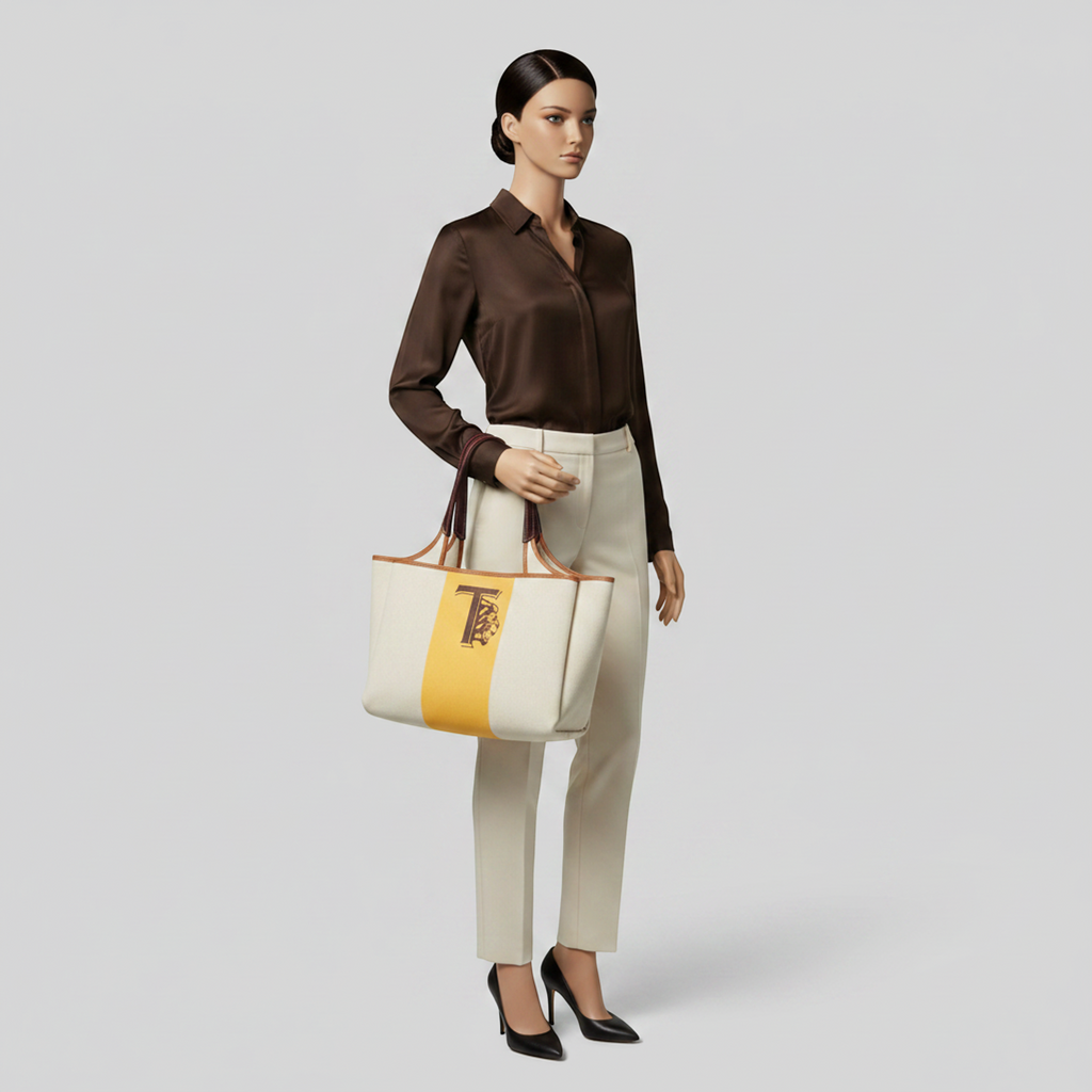 Tod's · Canvas Leather Tote