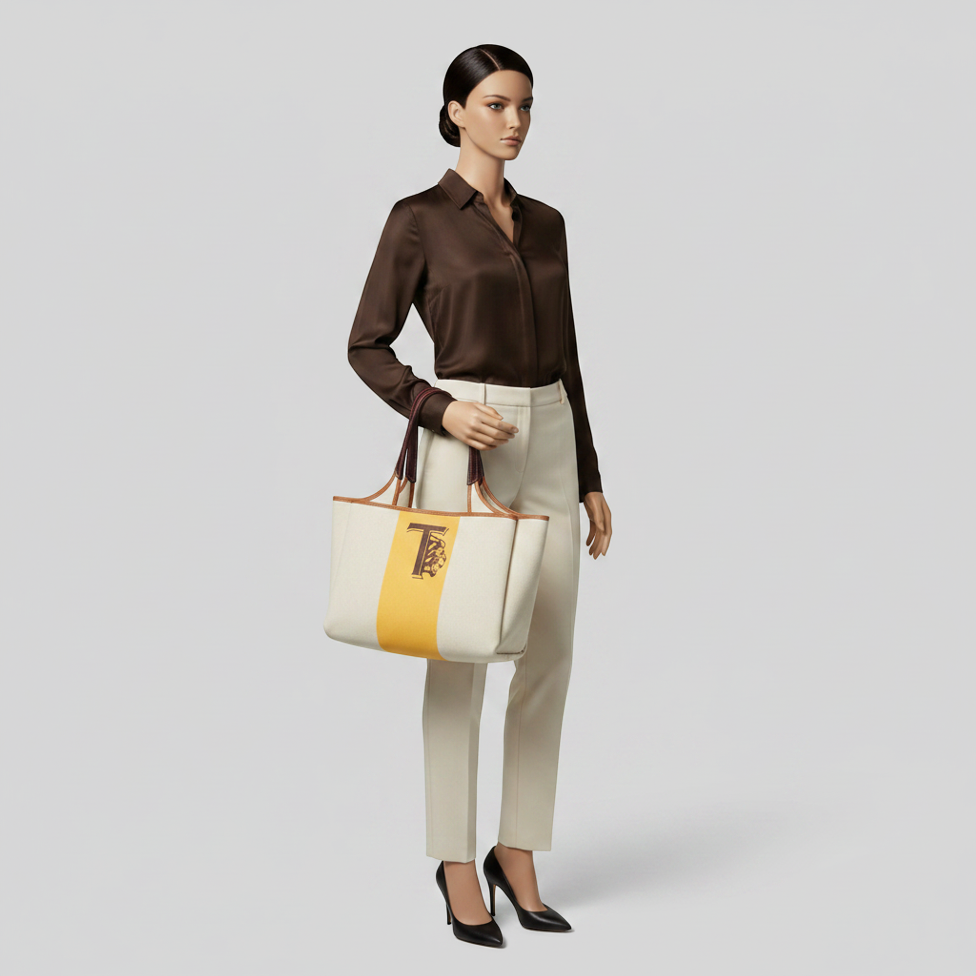 Tod's · Canvas Leather Tote