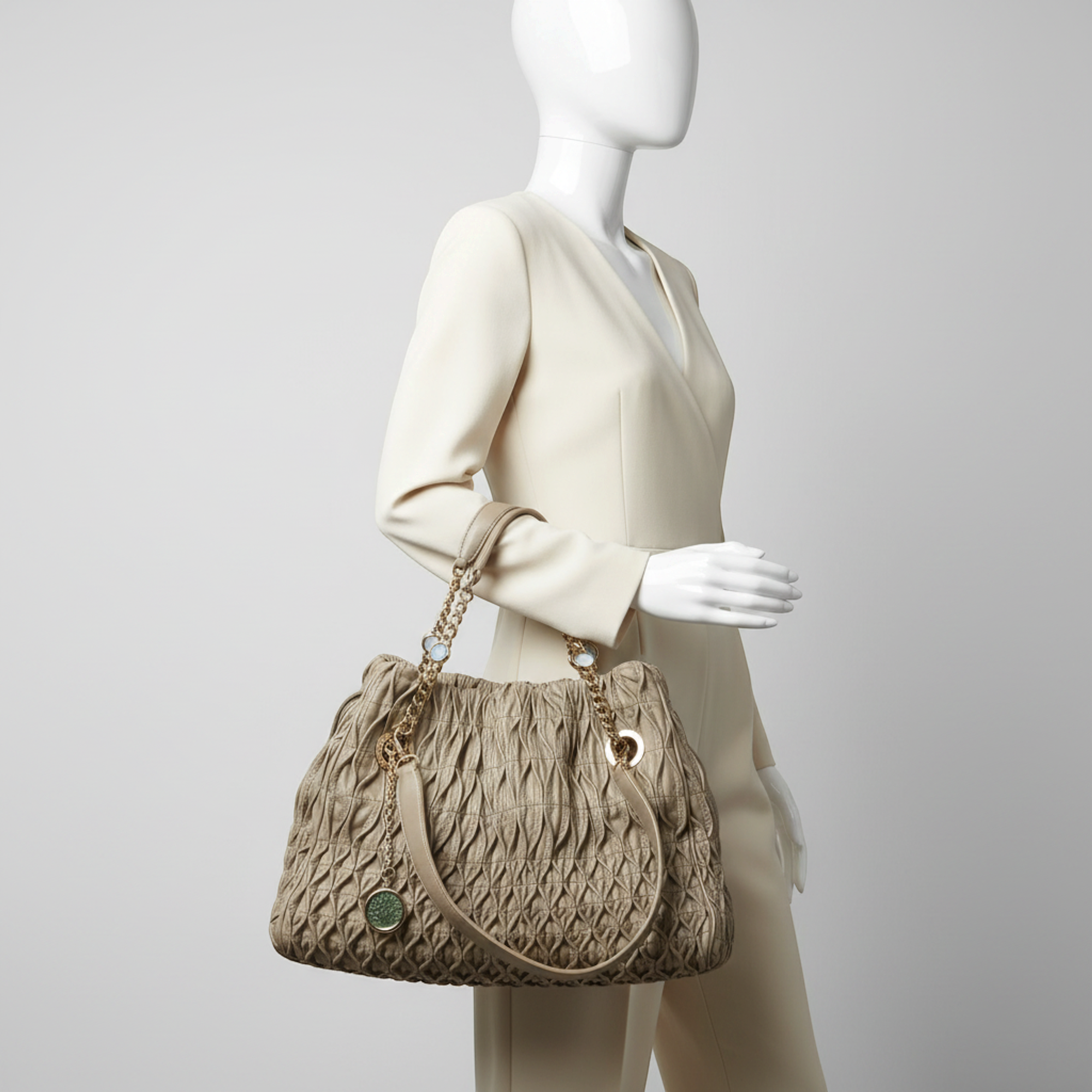 Bvlgari Monete · Leather Tote