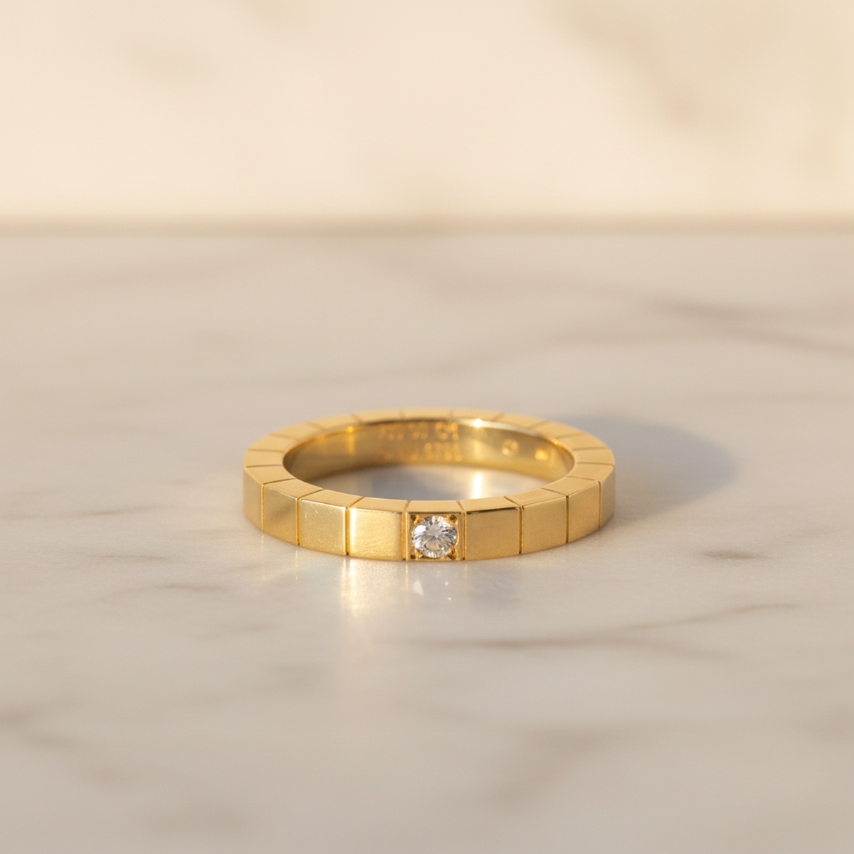 Cartier Lanieres · 18K Yellow Gold · Diamond