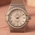 Omega Constellation · Diamond MOP · Steel