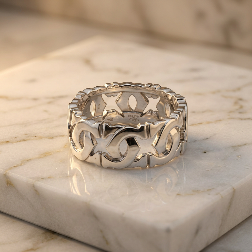 Cartier Entrelacé · 18K White Gold