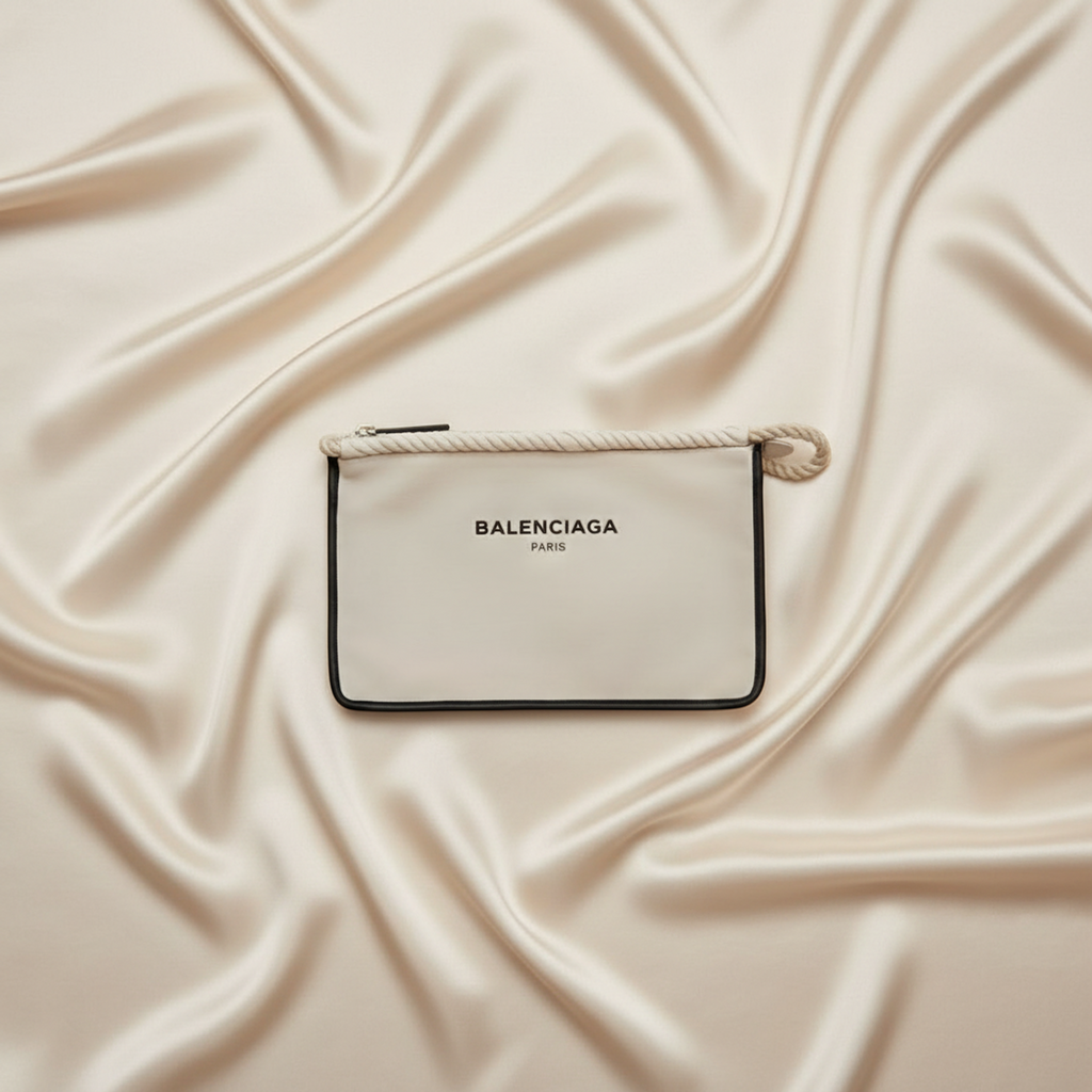 Balenciaga · Leather Clutch · Monochrome