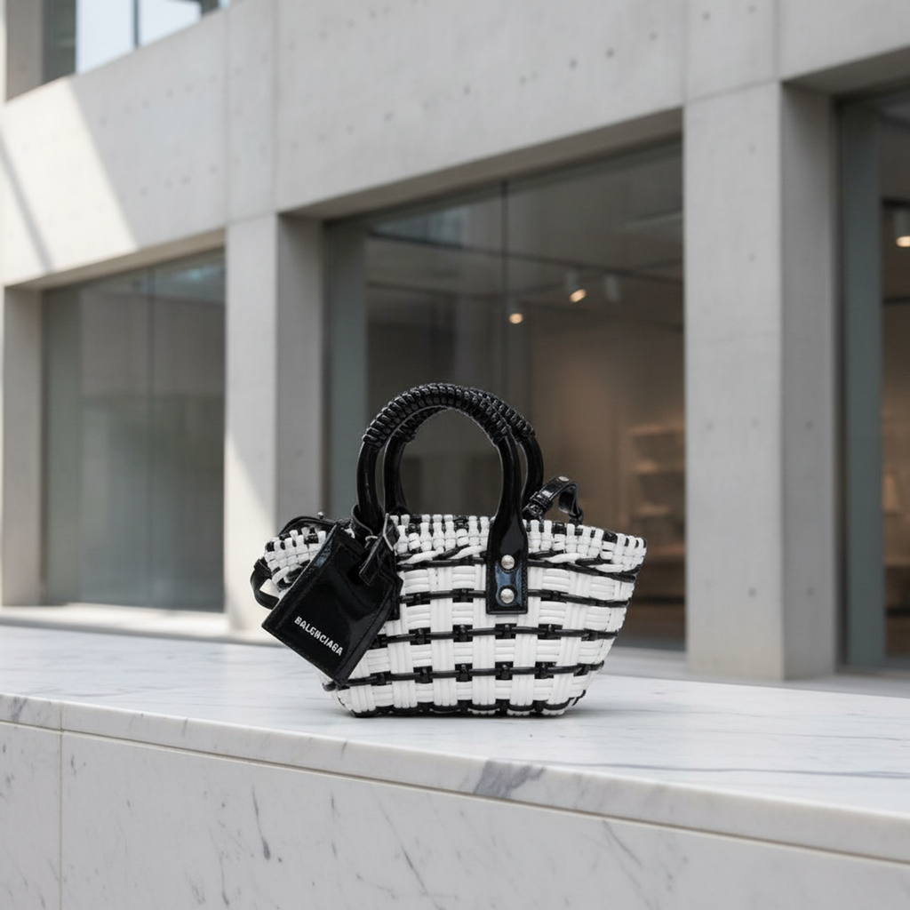Balenciaga Bistro XXS · Enamel Leather