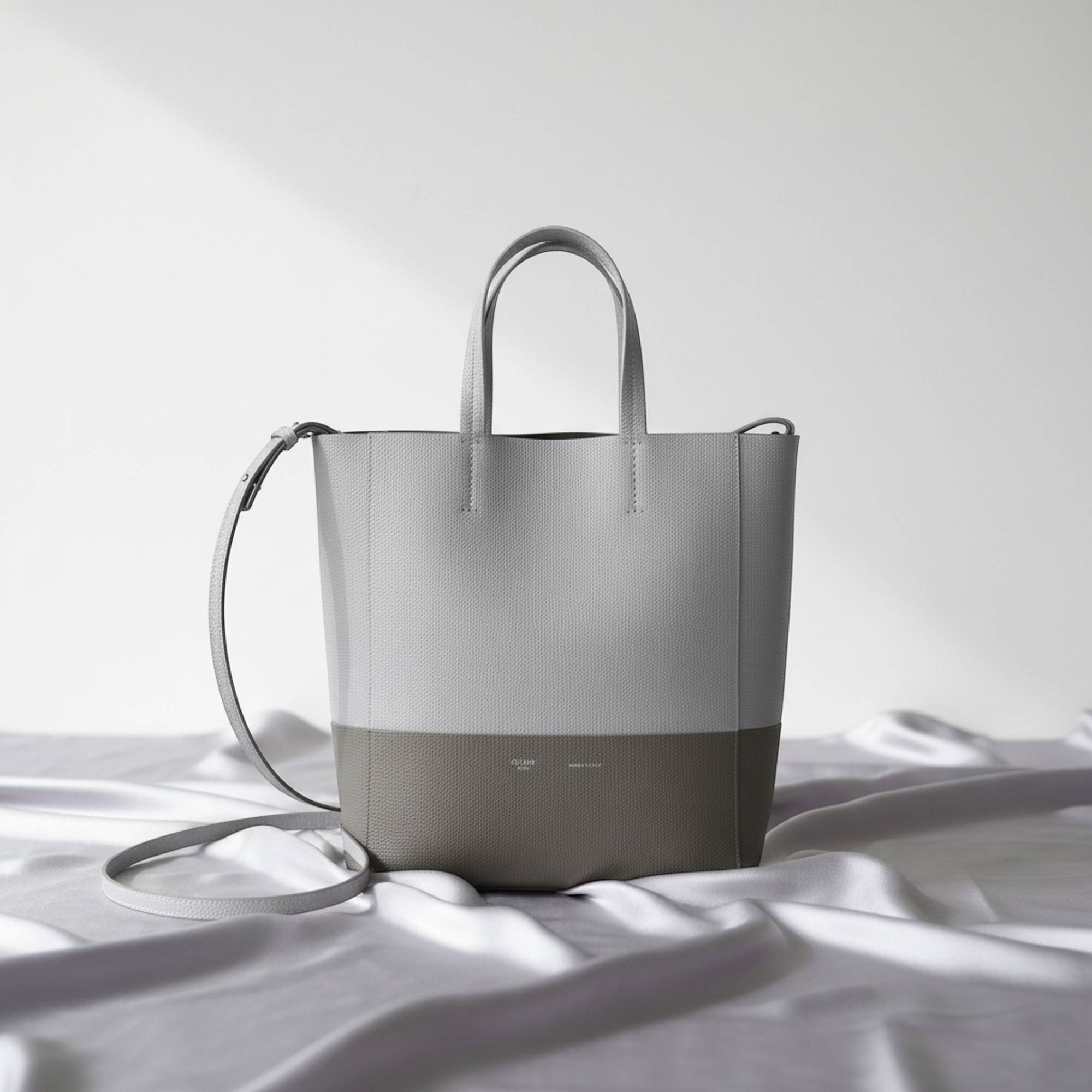 Celine Vertical Cabas Small · Bicolor