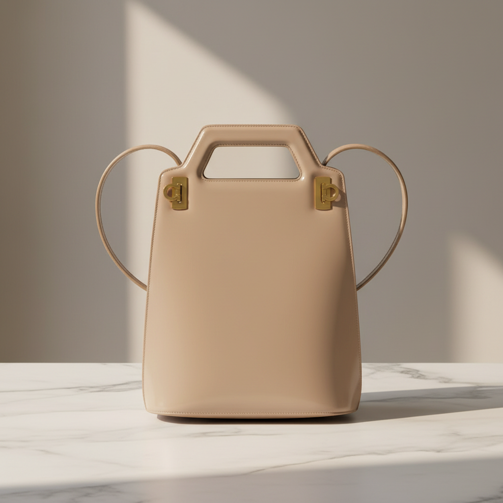 Salvatore Ferragamo Gancini · Leather