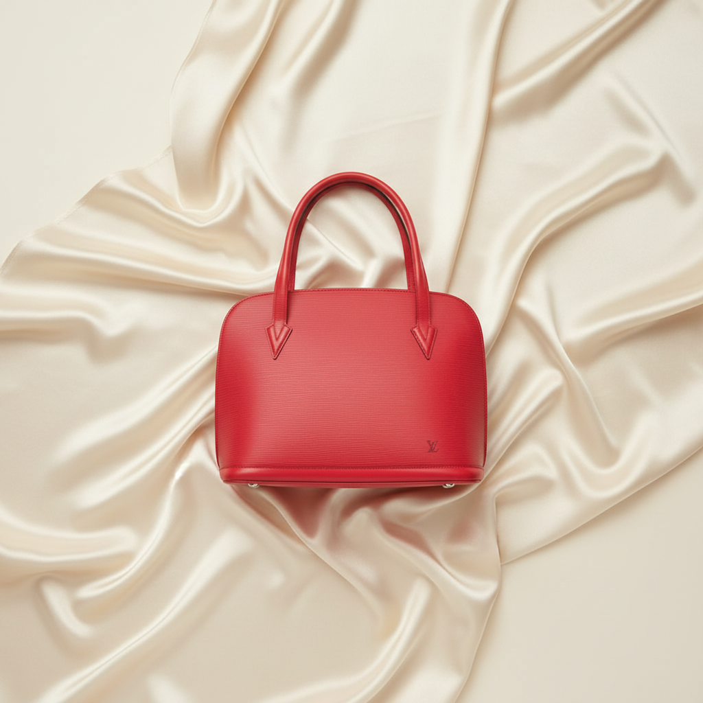 Louis Vuitton Epi Lussac · Castilian Red