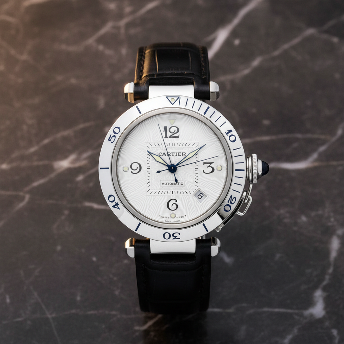Cartier Pasha 38 · Steel · Automatic
