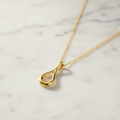 Tiffany Open Teardrop · 18K Yellow Gold