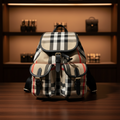 Burberry Enfild · Check Canvas & Leather
