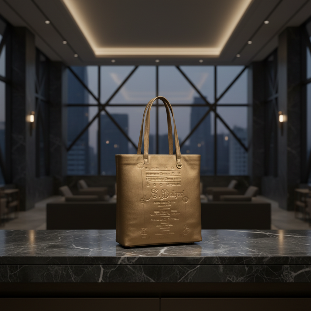 Bvlgari Collezione · Leather Tote