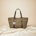Fendi Zucchino · Canvas & Leather Tote