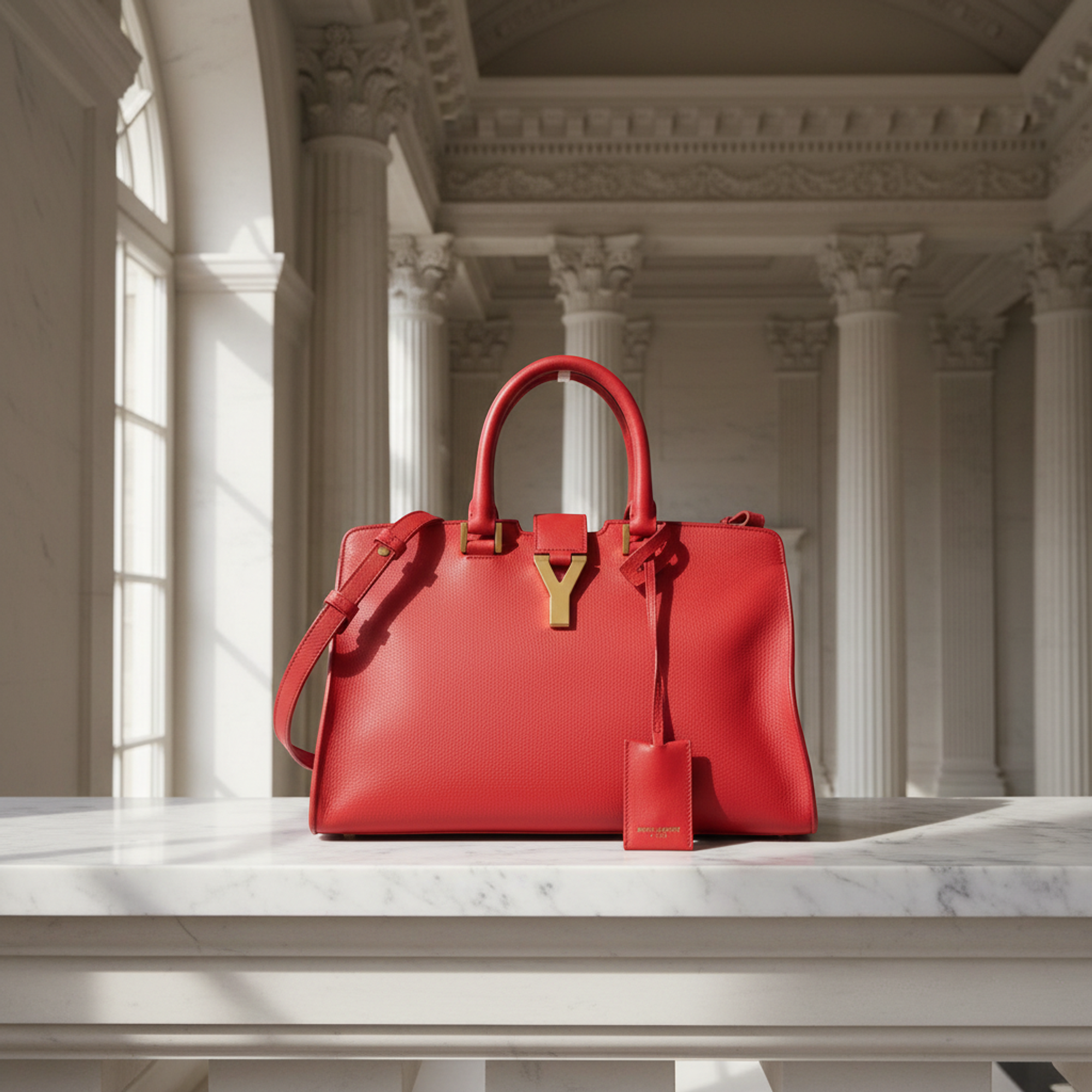 Saint Laurent Petit Cabas · Leather