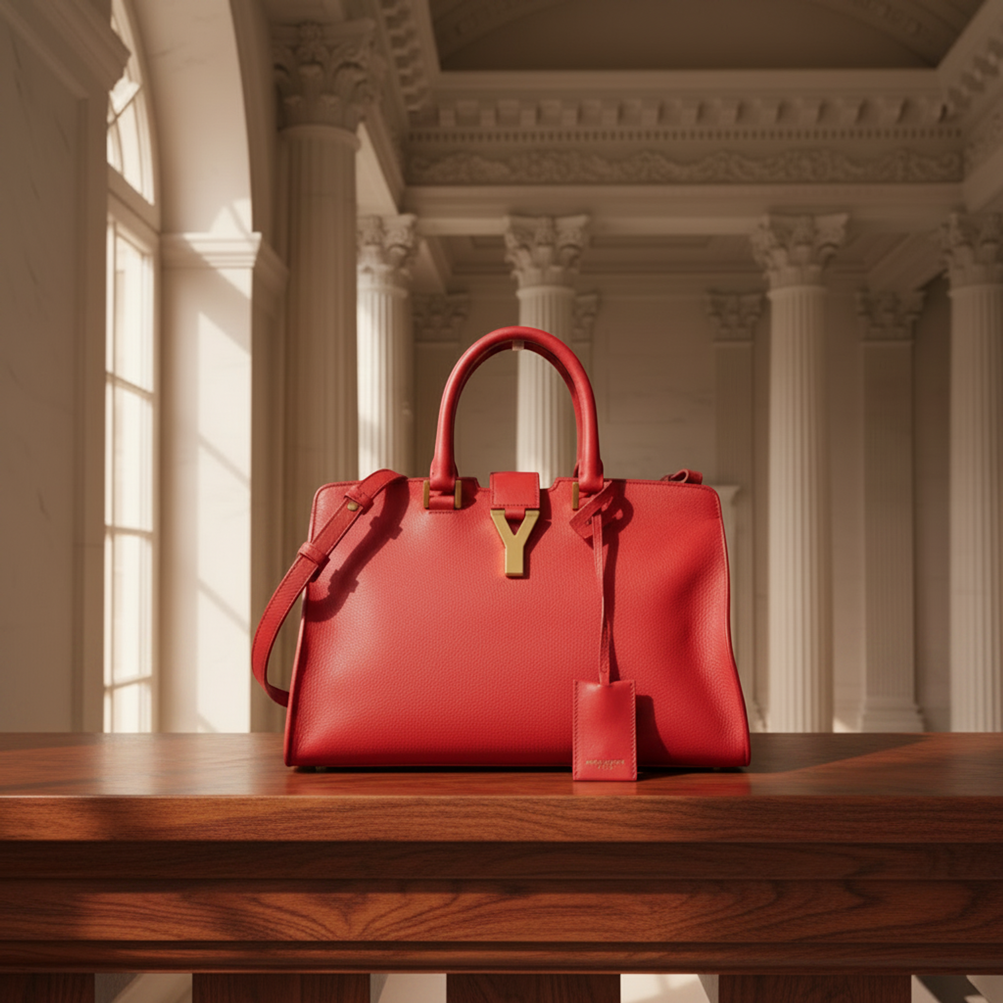 Saint Laurent Petit Cabas · Leather