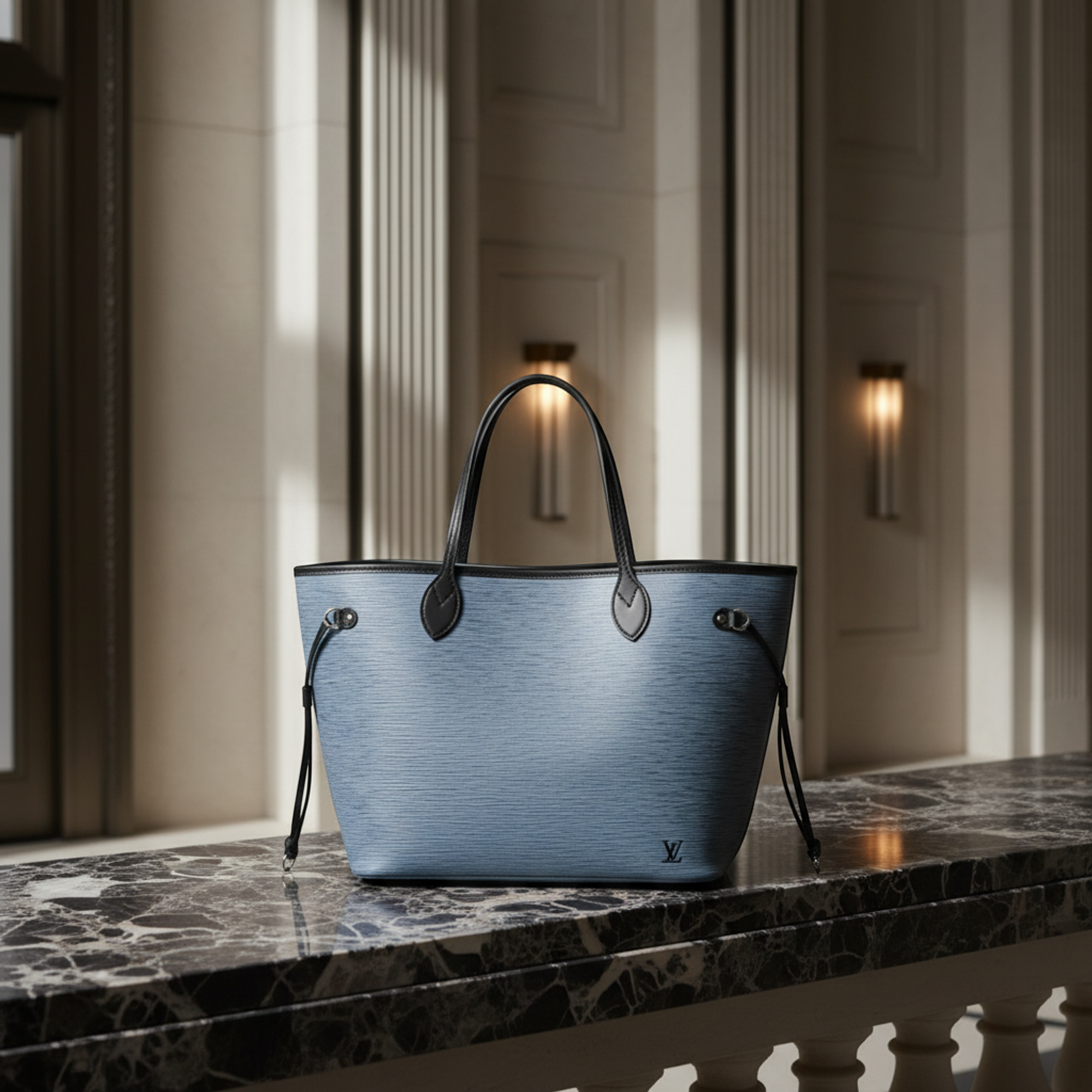 Louis Vuitton Epi Denim Neverfull MM