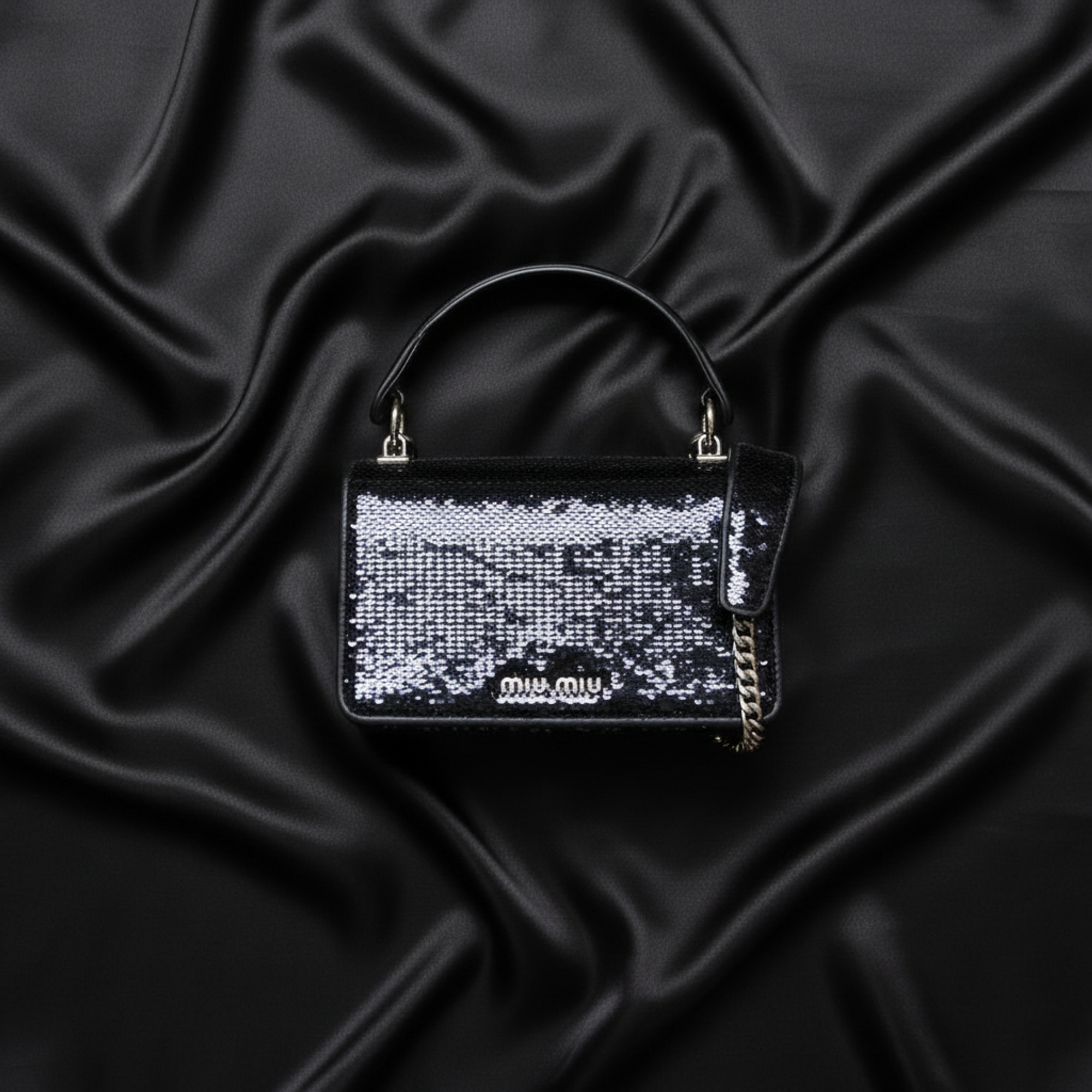 Miu Miu · Sequin Chain Shoulder Bag