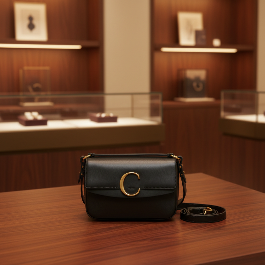 Chloé C Double Carry · Leather