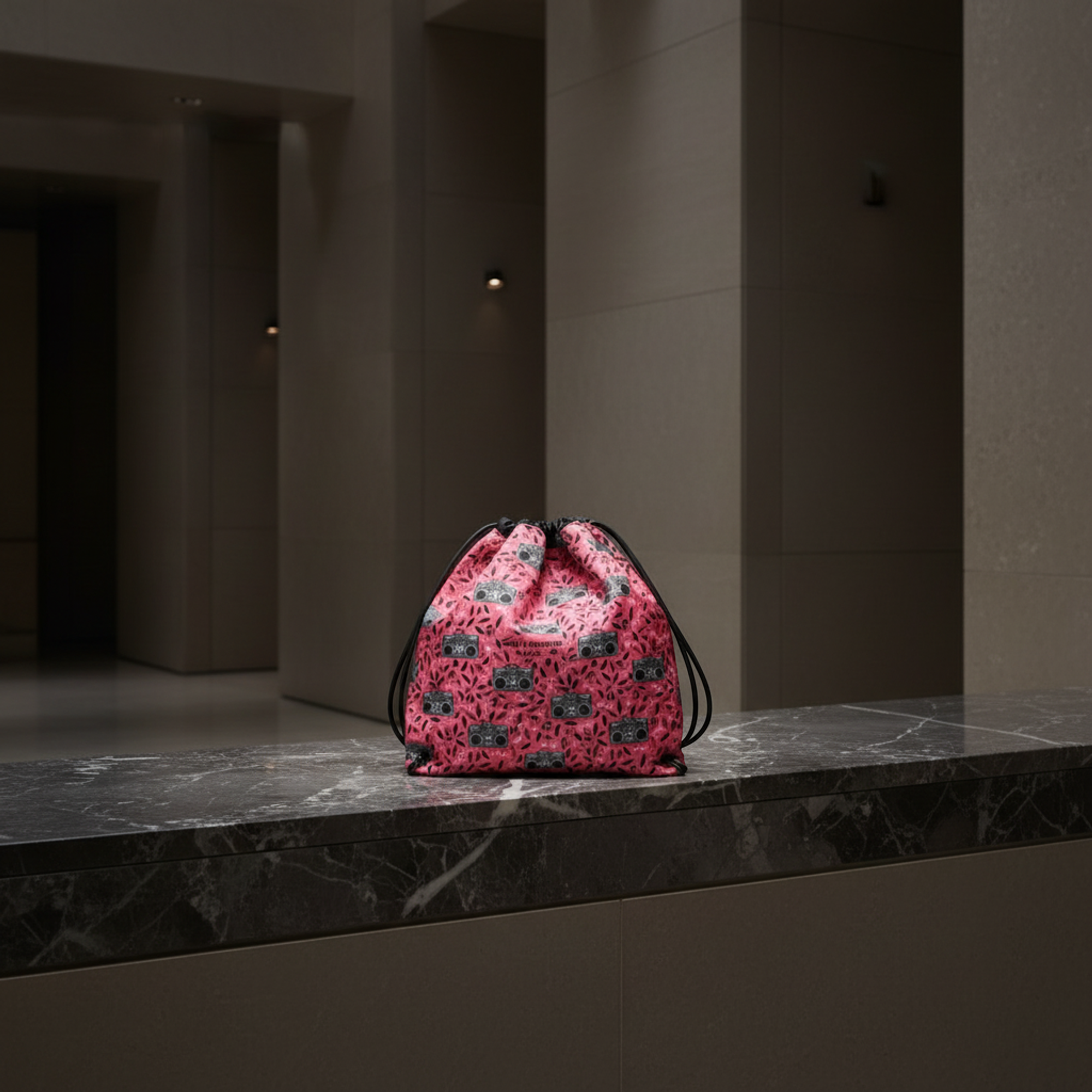 Saint Laurent Teddy · Drawstring Backpack