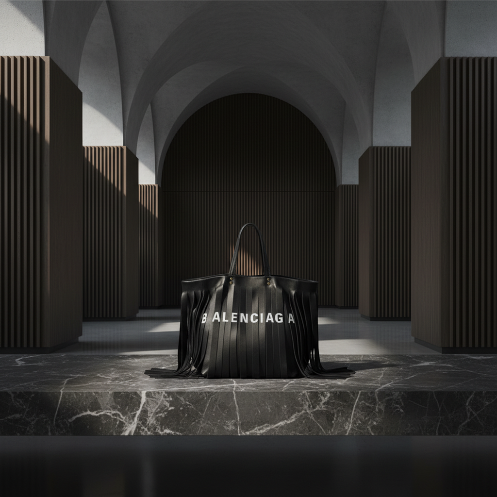 Balenciaga Laundry Cabas S · Leather